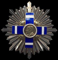 Grand Cross with Silver Star: Star