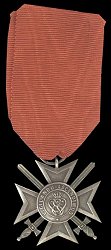 Silver Merit Cross with Swords: Obverse
