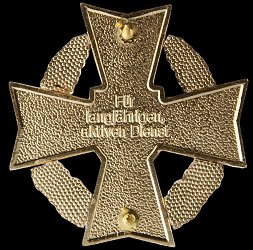 Rescue Service Decoration Gold, Reverse