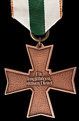 Rescue Service Decoration on Ribbon Bronze, Reverse