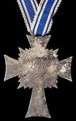 Silver Cross, Reverse