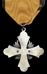 Knight's Silver Cross, Reverse