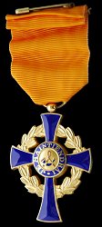Cross of Loyalty and Merit in Gold, Obverse