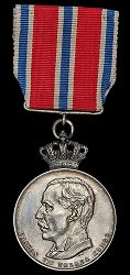 Silver Medal with Crown, Obverse