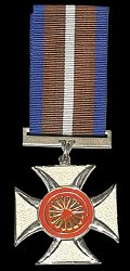 VDF Gallantry Cross in Silver, Obverse