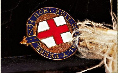 Hat Badge close-up